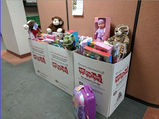 ILPEA Toys For Tots Collection Point