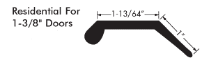 Garage Door Weather-Strip Diagram - 808