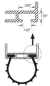 Garage Door Weather-Strip Diagram